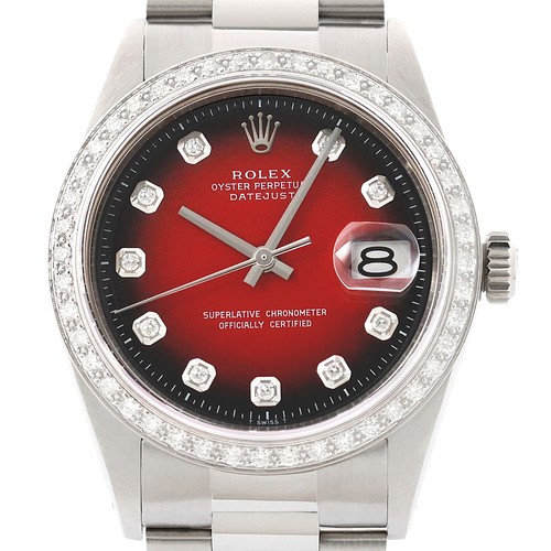 Rolex datejust rouge - rolex,
