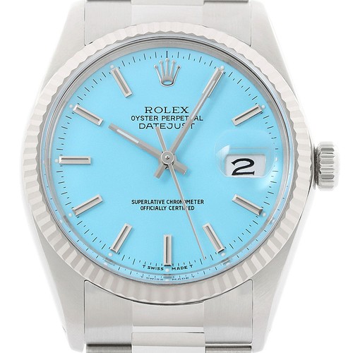 Rolex datejust 18k blanc - 18k,