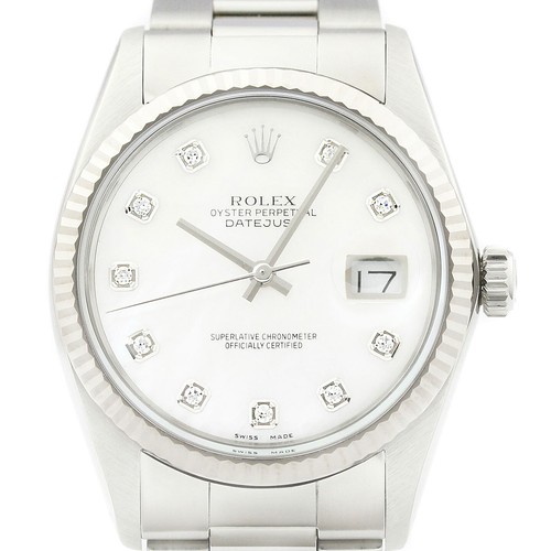 Rolex datejust nacre cadran - rolex,