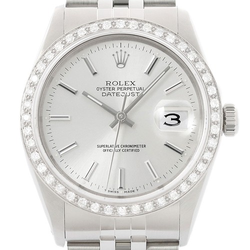 Montre rolex datejust argent - rolex,