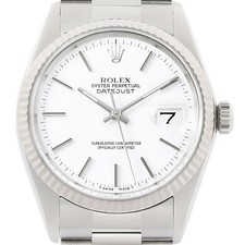 Rolex Datejust 18K or Blanc &