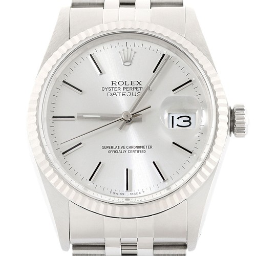 Montre rolex datejust argent - montre,