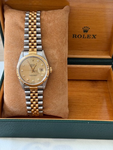 Rolex datejust big diamond - 36,