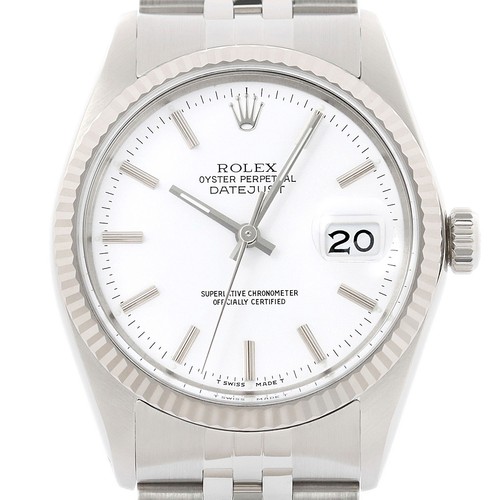 Rolex datejust cadran blanc - cadran,