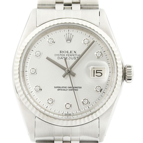 Rolex datejust 18k - 18k, blanc