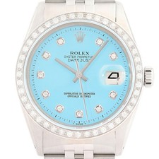 Rolex Datejust Bleu Turquoise