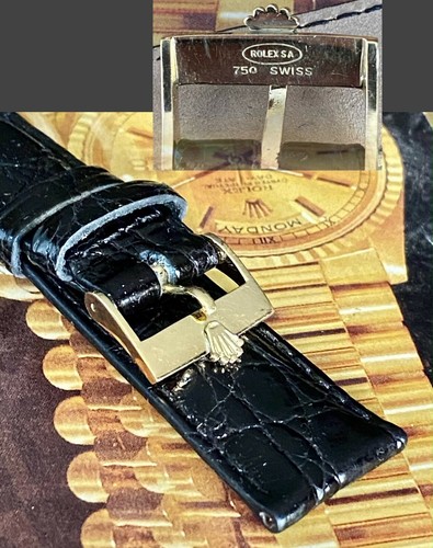 Rolex bracelet cuir - rolex, crocodile