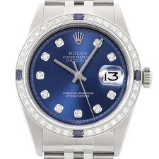 Rolex Datejust Diamant Bleu