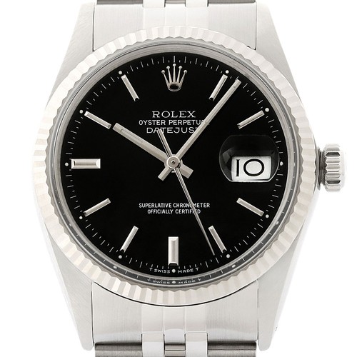 Rolex datejust cadran noir 18k - noir,