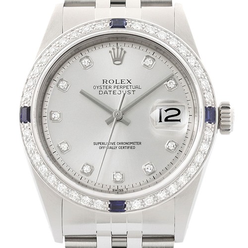 Montre rolex datejust argent - rolex,
